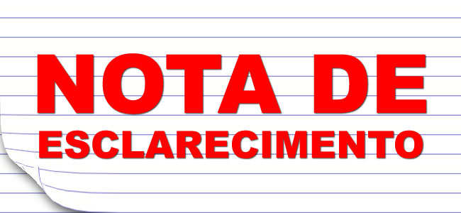 Nota de Esclarecimento