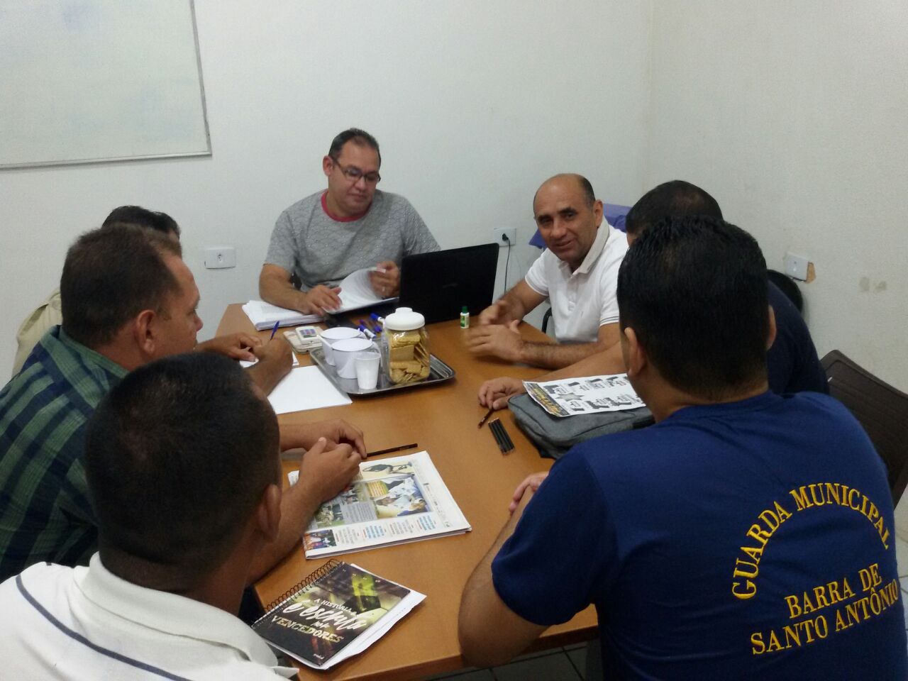 SINDGUARDA – AL recebe comissão de Guardas da Barra de Santo Antônio
