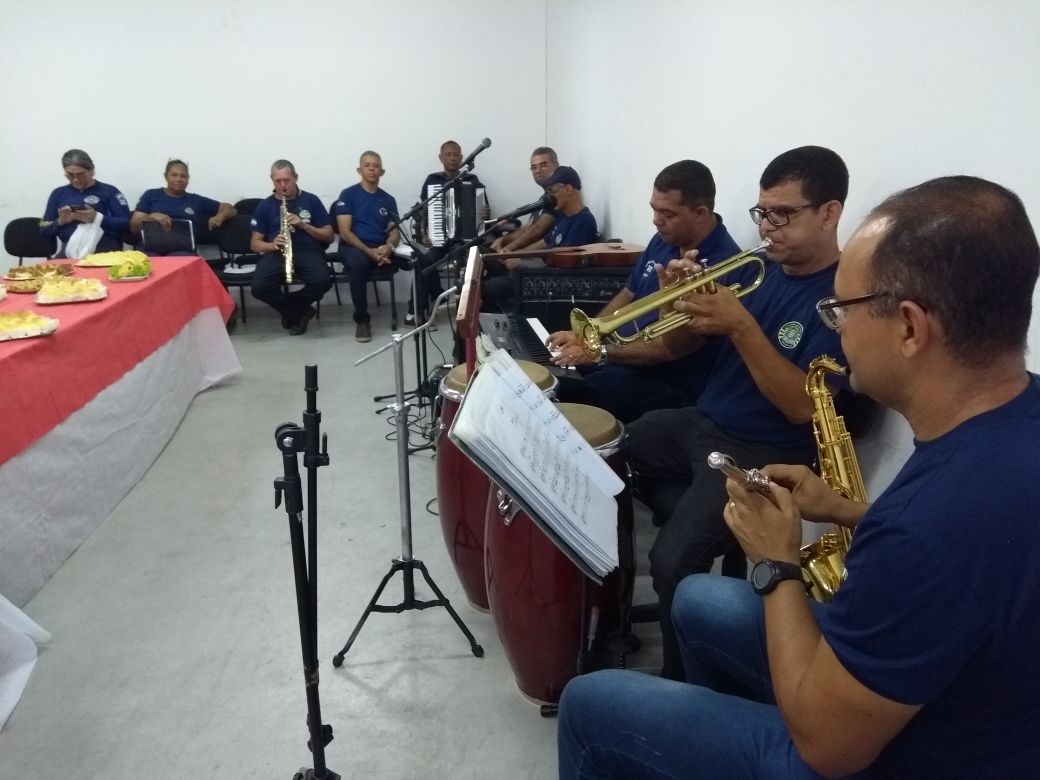 Banda da Guarda Municipal anima festa em comemoração ao Dia das Mães