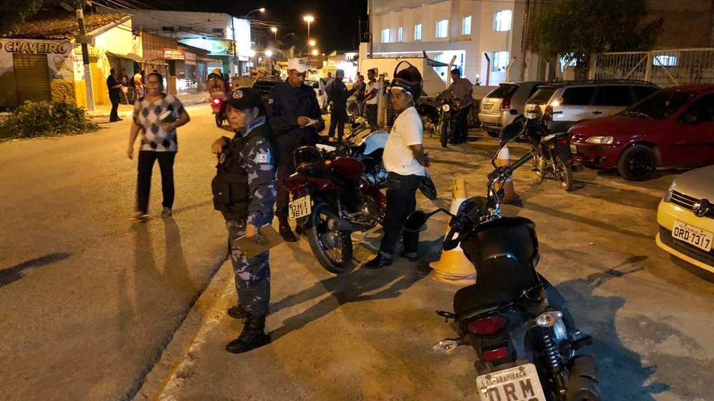 Guarda Civil Municipal e SMTT realizam blitz em São Miguel dos Campos