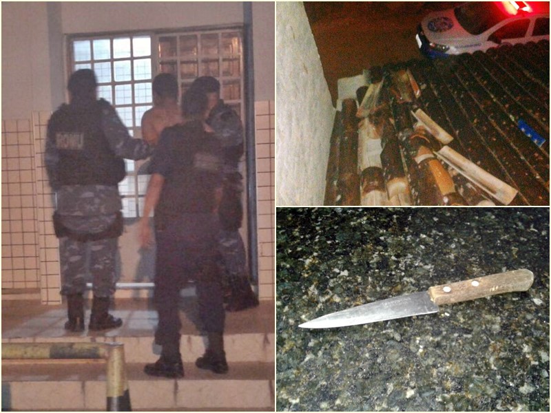 Homem é detido pela GCM após destelhar casa e tentar matar moradoras