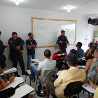 Diretor do Sindguarda-AL visita cursinho preparatório para discutir com alunos sobre papel da GM de Alagoas