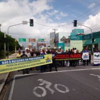 Não à Reforma da Previdência: Forças de Segurança Pública protestam contra a PEC 06/2019