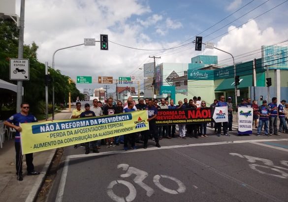 Não à Reforma da Previdência: Forças de Segurança Pública protestam contra a PEC 06/2019