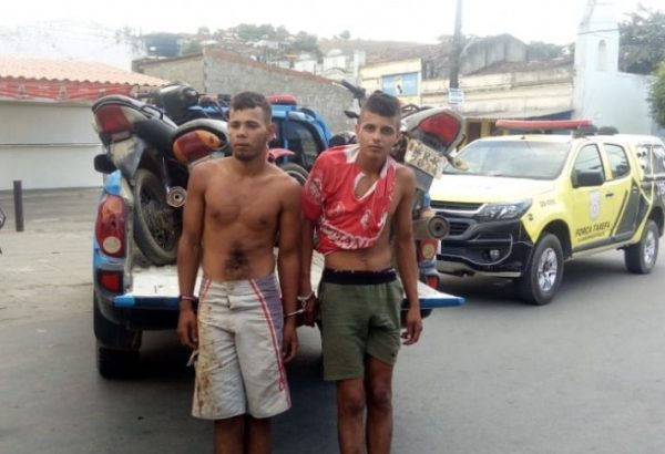 GCM de São José da Laje prende jovens suspeitos de roubo