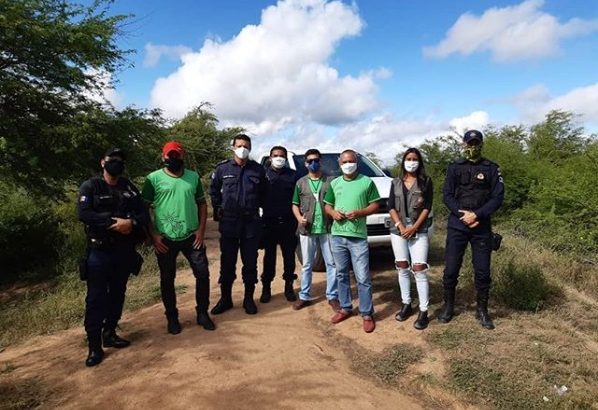Guarda Municipal de Delmiro Gouveia dá apoio durante fiscalização em açude do DNOCS