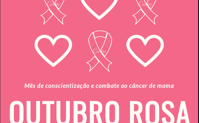 Outubro Rosa: Mês de conscientização e combate ao câncer de mama