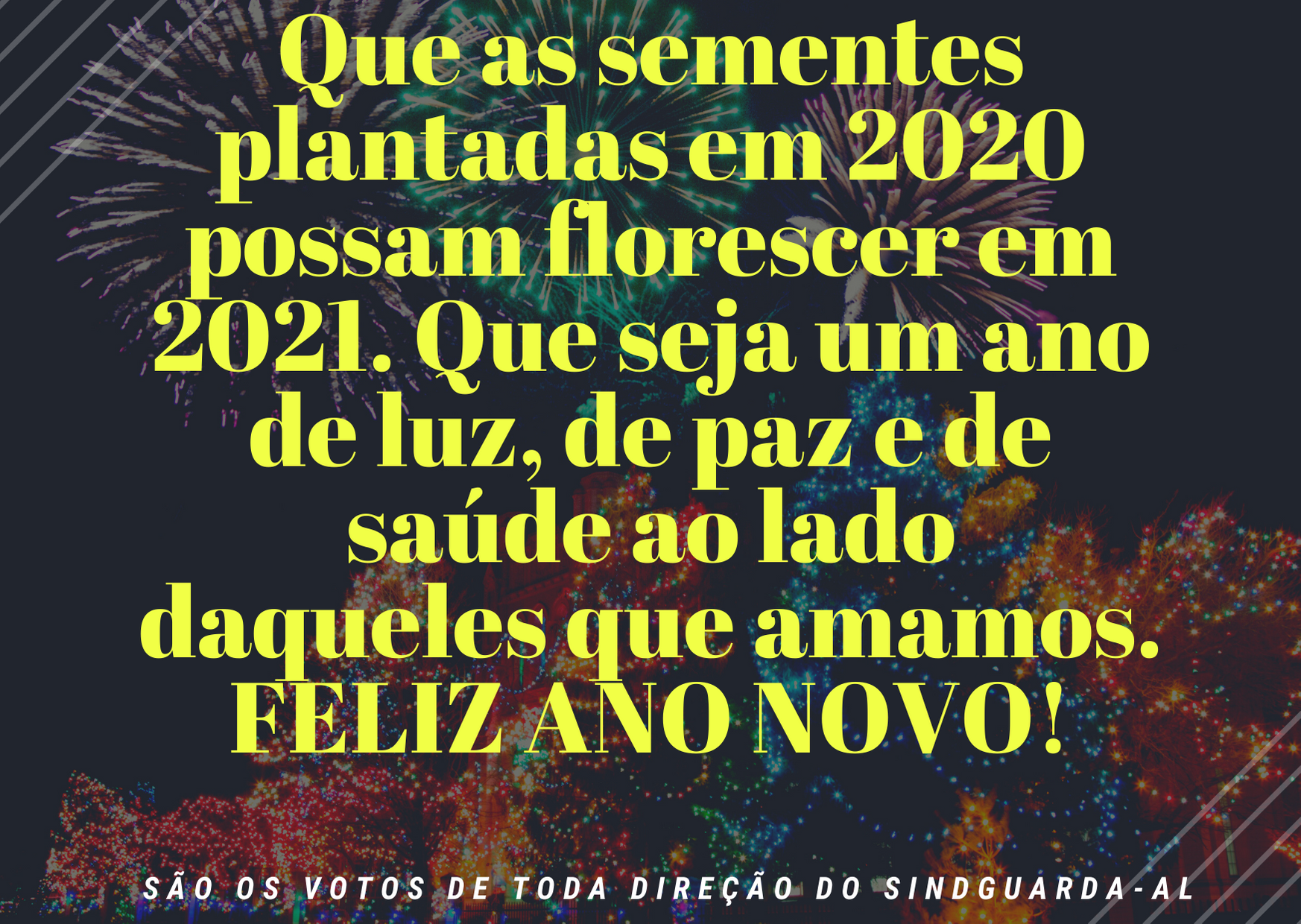 Boas Festas e Próspero Ano Novo