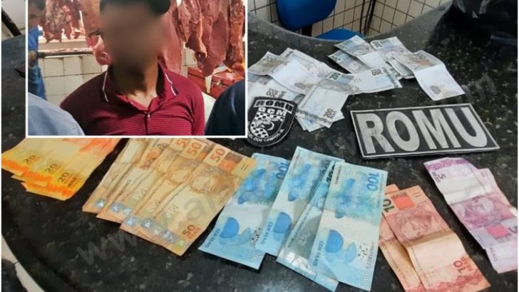 GCM de São Miguel dos Campos prende homem com dinheiro falso em Mercado Público