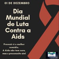 01 de Dezembro: Dia Mundial de Luta Contra a Aids