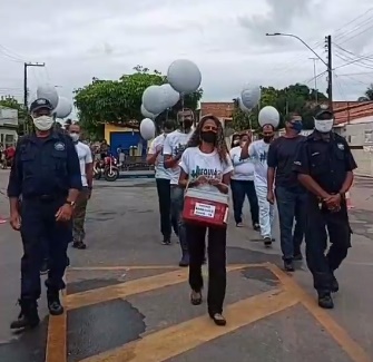 GCM de Jequiá da Praia participa de homenagem às vítimas da Covid-19