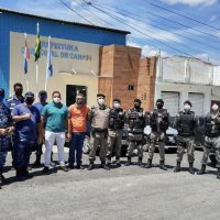 Guarda Municipal participa de ação de orientação contra a COVID-19 em Canapi
