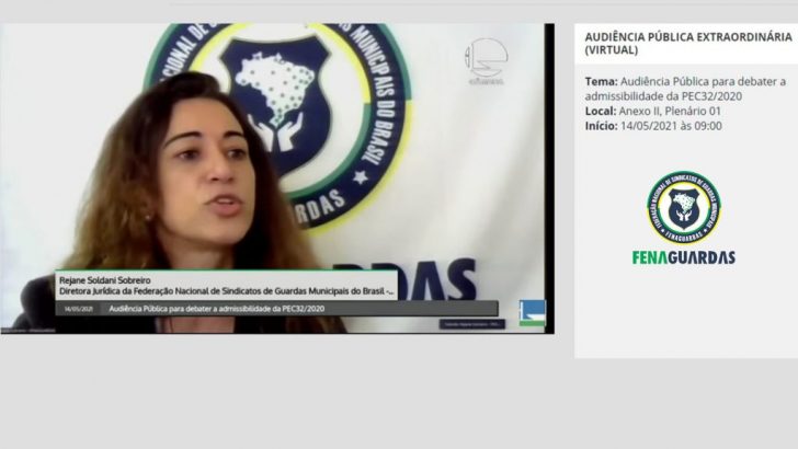 Fenaguardas defende os Guardas Municipais na audiência pública na CCJ