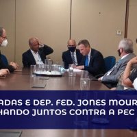 Fenaguardas e deputado federal Jones Moura trabalham juntos contra a PEC 32