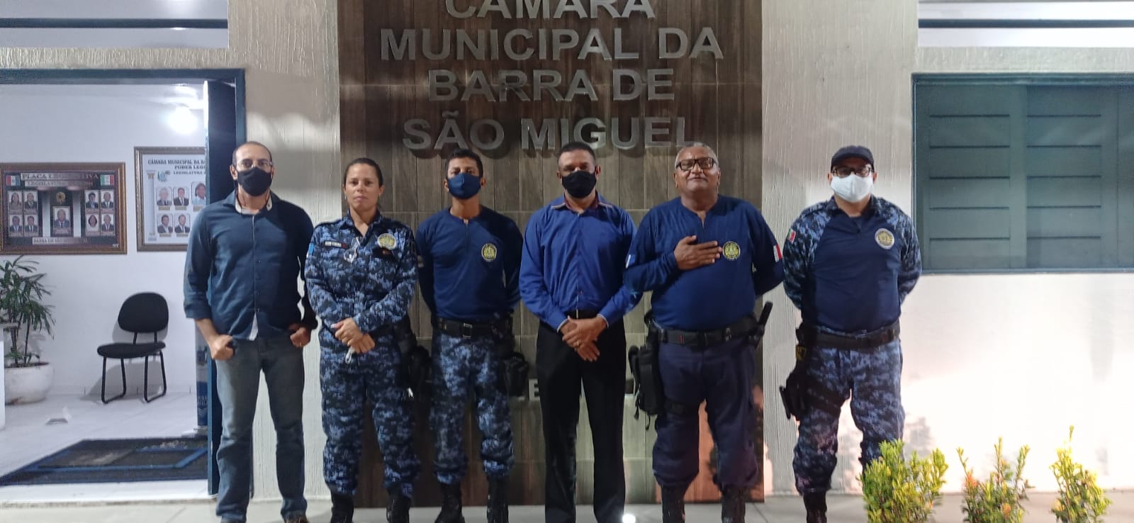 Sindguarda participa de sessão na Câmara de Vereadores da Barra de São Miguel