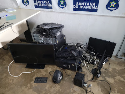 Guarda Municipal recupera equipamentos furtados de posto de saúde e prende acusado em Inhapi