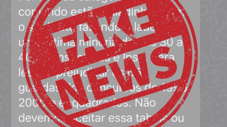 NOTA DE ESCLARECIMENTO – FAKE NEWS: Tabela com PCC dos guardas municipais de Maceió atribuída ao Sindguarda é falsa