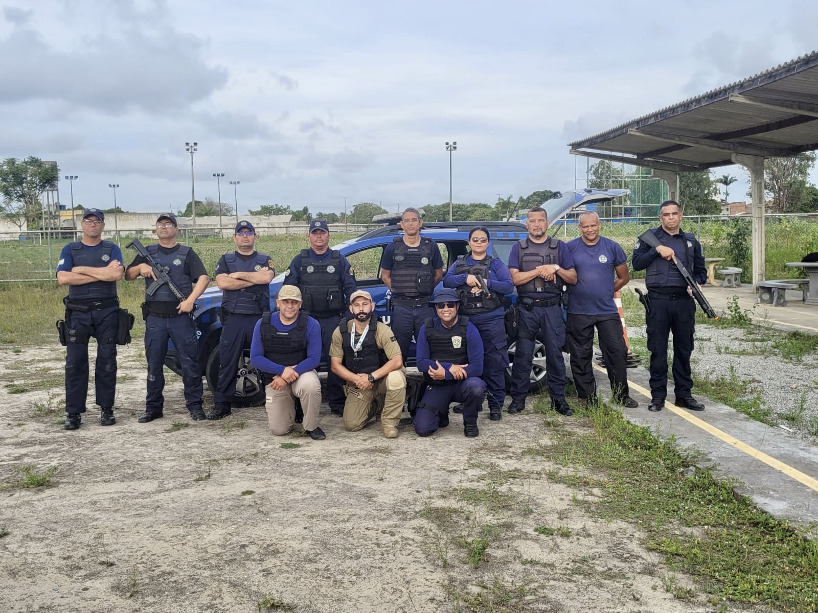 Guardas do Grupamento ROMU BRAVO participam de treinamento em APH DE COMBATE