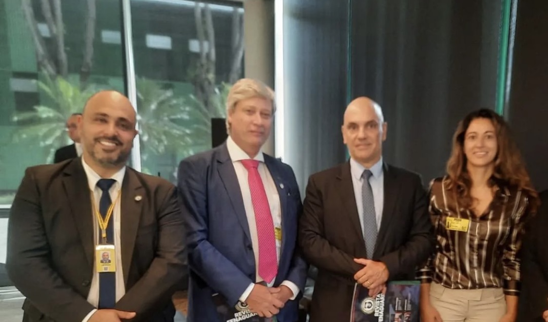 FENAGUARDAS conversa com Alexandre de Moraes, ministro do STF