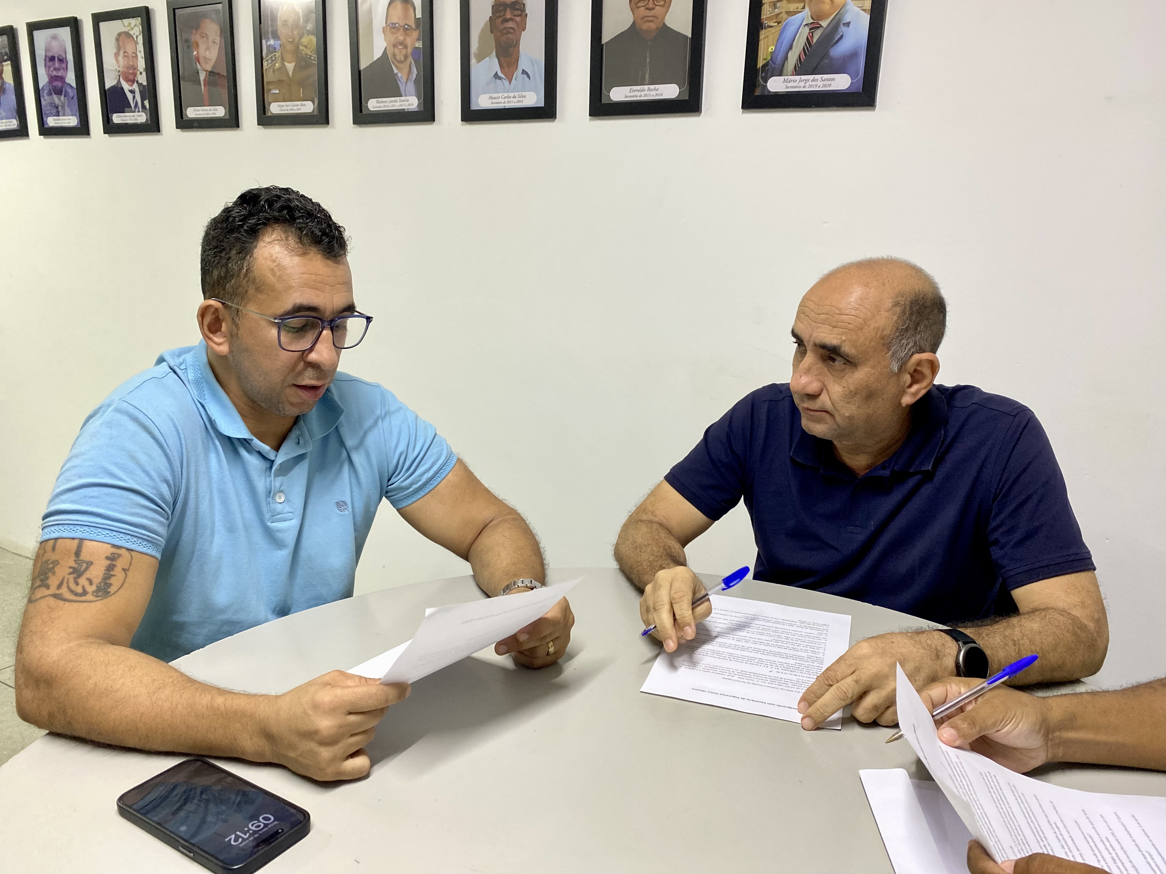 SINDGUARDA-AL se reúne com secretário de Segurança de São Miguel dos Campos