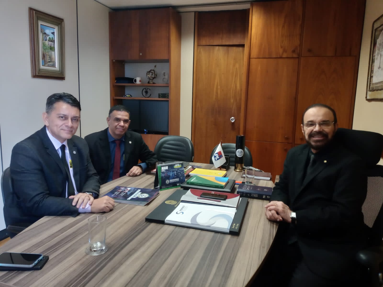 SINDGUARDA EM BRASÍLIA: Reunião com Lincoln Portela e audiência na Comissão de Segurança Pública