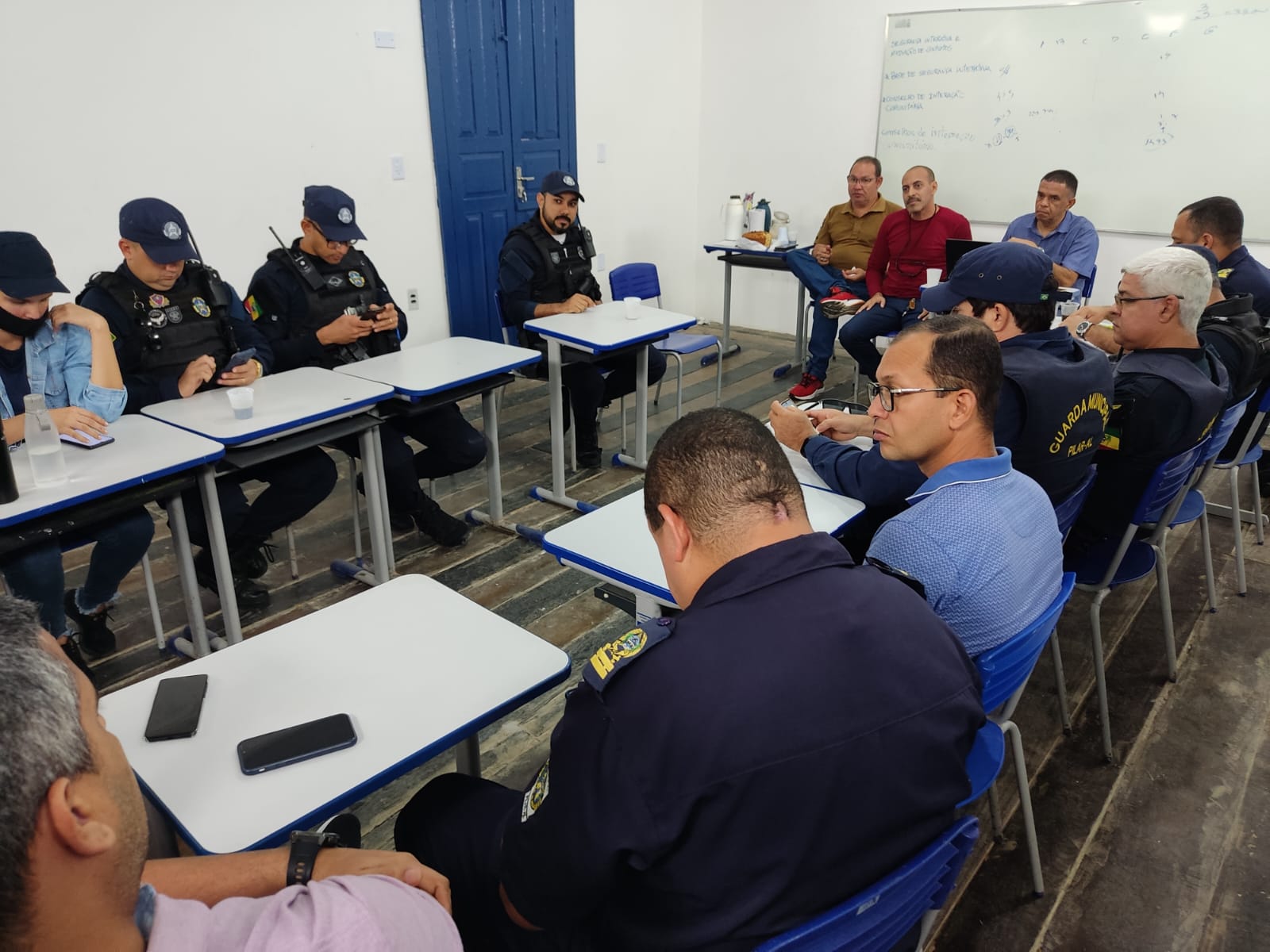 SINDGUARDA-AL se reúne com guardas municipais do Pilar para discutir PCCR