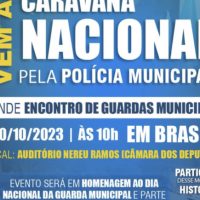 Guardas Municipais de Alagoas viajam para participar de caravana em Brasília