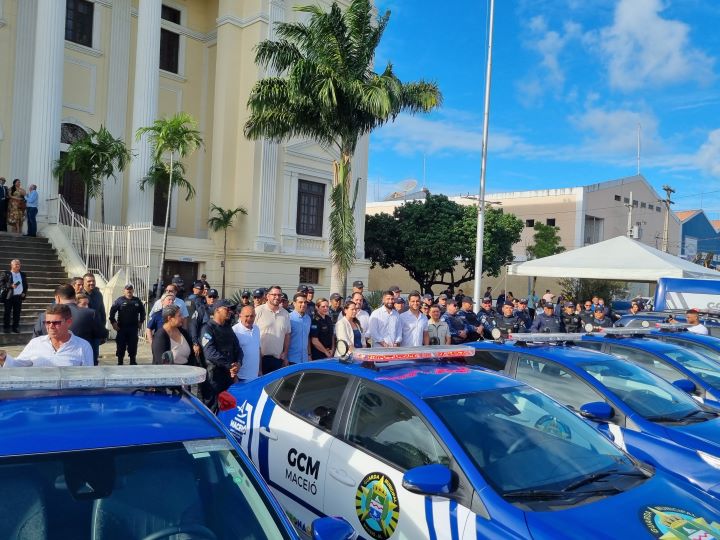 Sindguarda-AL participa da solenidade de entrega de novos equipamentos para a guarda municipal de Maceió