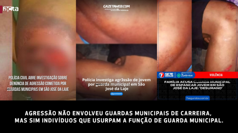 Nota de Esclarecimento sobre caso de violência em São José da Laje (AL) envolvendo pessoas usurpando a função de guarda municipal