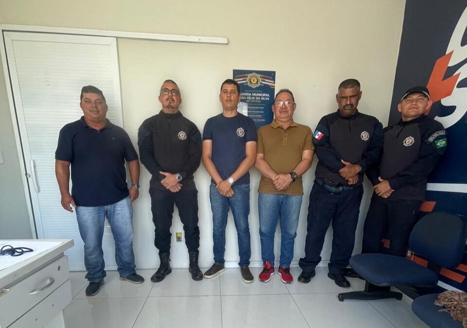 Sindguarda-AL realiza reunião com guardas municipais de Carneiros para tratar sobre filiação e curso de formação para porte de arma