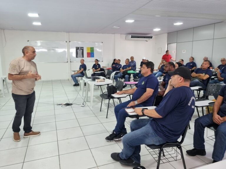 Sindguarda-AL visita 5ª turma do curso de formação da GCMM e fala sobre novo Estatuto da Guarda Municipal