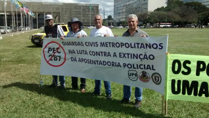 SINDGUARDA – AL participa de manifestações em Brasilia