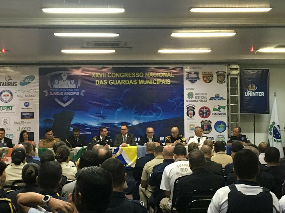 Confira fotos da abertura do XXVII Congresso Nacional das Guardas Municipais