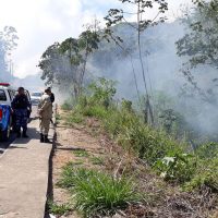 GM de São Miguel dos Campos presta apoio durante incêndio em área de preservação