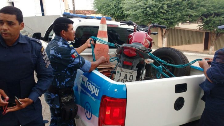 Menor é flagrado pela Guarda Municipal de Traipú com moto clonada