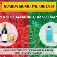 GM de Delmiro Gouveia orienta que garrafas e copos de vidro não sejam utilizados no carnaval