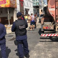 GM dá apoio durante princípio de incêndio em loja de São Miguel dos Campos