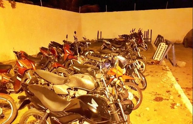 Operação conjunta com a GM de Delmiro Gouveia apreende 32 motocicletas