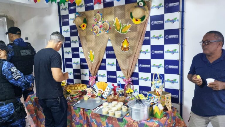 Café da Manhã Junino do Sindguarda-AL reúne guardas municipais com comidas típicas e clima de confraternização