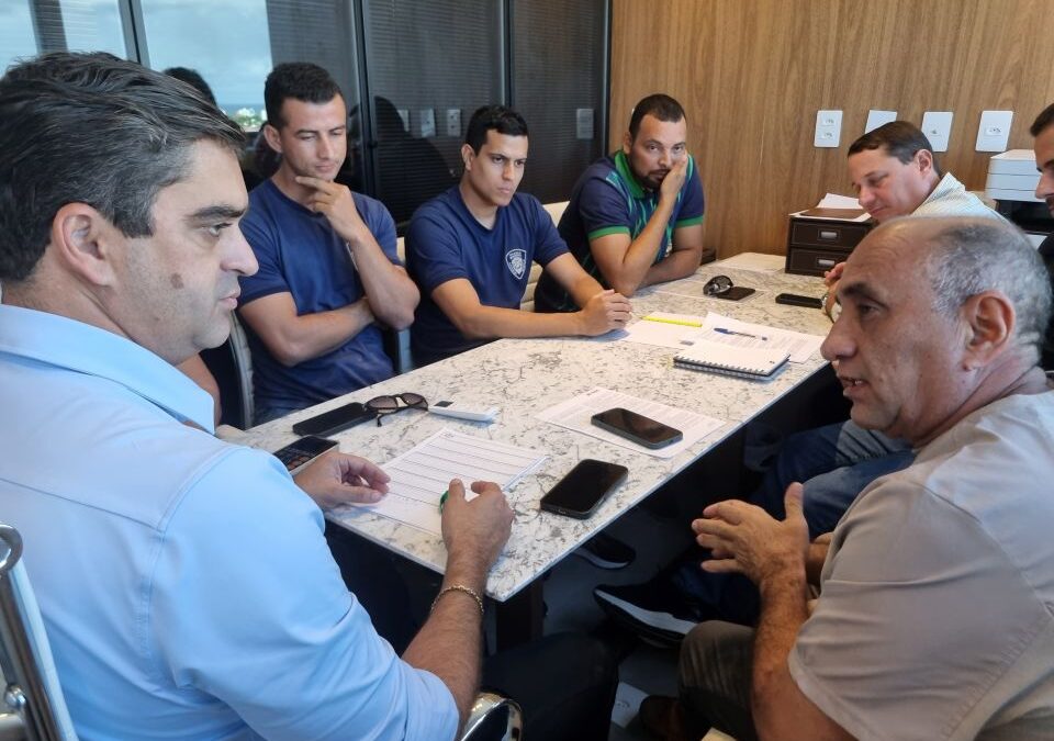 Guardas municipais de Maragogi são recebidos pelo prefeito Dani para discutir pautas da categoria