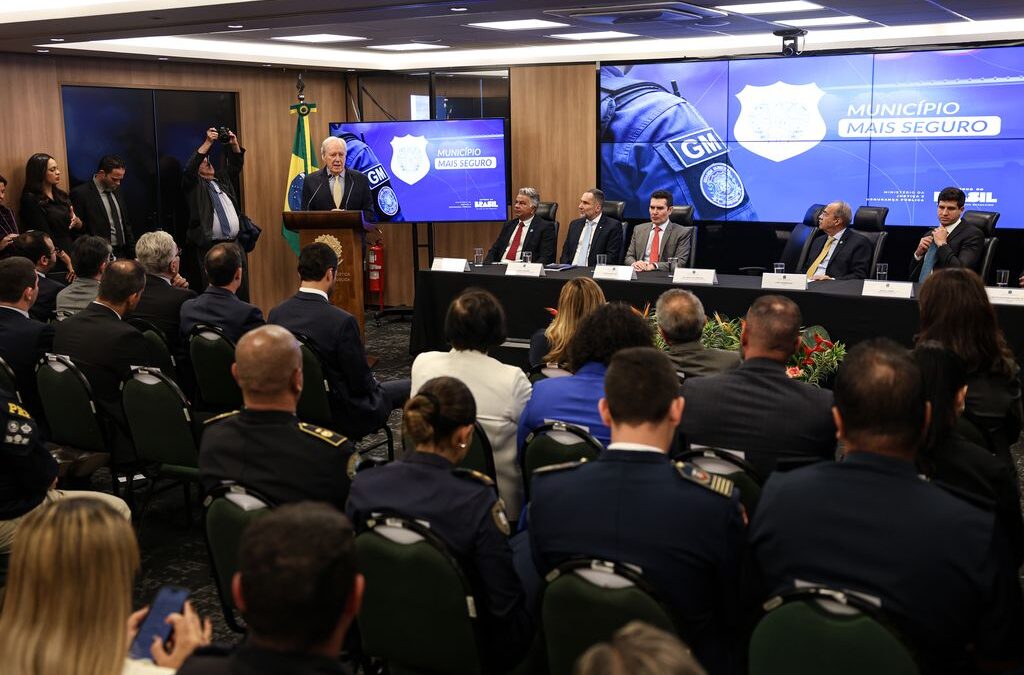 Ministério da Justiça lança programa “Município Mais Seguro” com investimento de R$ 170 milhões para Guardas Municipais