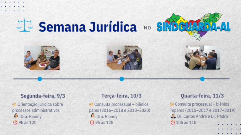 Semana Jurídica no Sindguarda-AL