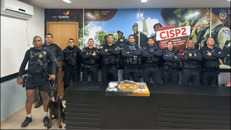 Guarda Municipal de Palmeira dos Índios e cão Apollo se destacam em sucessivas apreensões de drogas no município